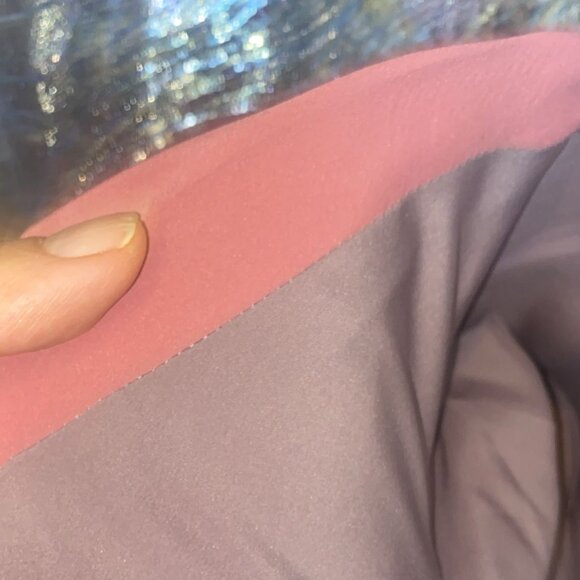 Rene Ruiz Collection Ombré Burnout Strapless Gown - Picture 7 of 11